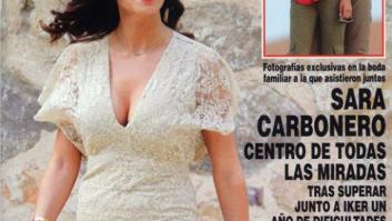 Sara Carbonero: vestida de boda en una boda en la portada de HOLA (FOTO)