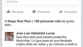 El alcalde de Villares del Saz (Cuenca) llama "puta barata podemita" a la portavoz del PSOE manchego