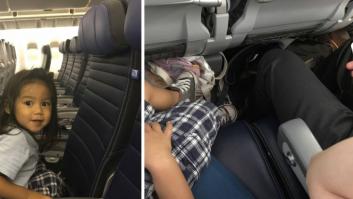 Esta mujer tiene que llevar en brazos a su hijo durante un vuelo porque United Airlines vendió su asiento