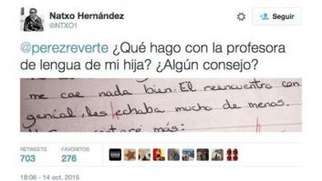 La contundente respuesta de Pérez-Reverte a este tuit
