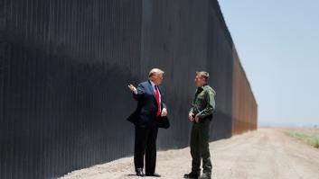 Trump presume de que su muro con México frenó el coronavirus pese al repunte en EEUU