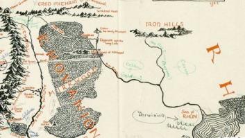 Este mapa de 'El Señor de los Anillos' anotado por J.R.R. Tolkien da nuevos detalles sobre la Tierra Media... y vale 84.000 euros