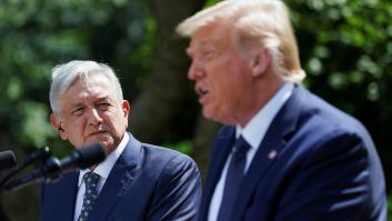 López Obrador se deshace en halagos a Trump sin tocar el tema migratorio