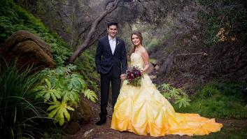 Vas a quedar hechizado por estas fotos de boda inspiradas en 'La Bella y la Bestia'