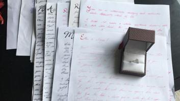 Las cartas de amor que le envió durante años escondían una petición de matrimonio