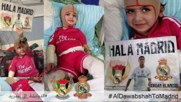 Ahmad, un niño de 5 años quemado por colonos en Palestina, cumple su sueño de estar con el Real Madrid
