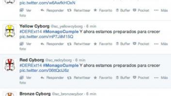 Robots para lograr que #MonagoCumple sea trending topic en Twitter