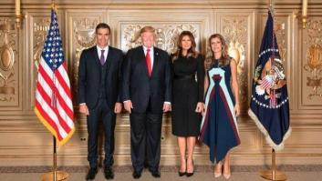 La indumentaria de Pedro Sánchez en esta foto con Trump genera múltiples comentarios