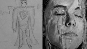 Estos dibujos del antes y después de algunos artistas demuestran cómo practicando se puede mejorar