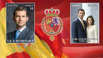 Los reyes Felipe y Letizia ya tiene su sello de Correos (FOTO)