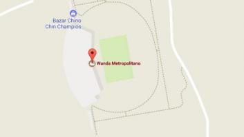 Estupefacción con lo que pasa al buscar Wanda Metropolitano en Google Maps