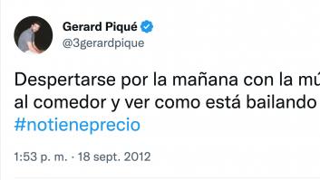 Recuperan un tuit de Piqué de 2012 horas después de que Shakira saque su tema con Bizarrap