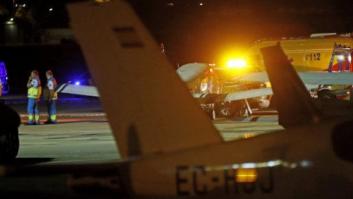 Dos hombres mueren calcinados al estrellarse una avioneta en Cuatro Vientos