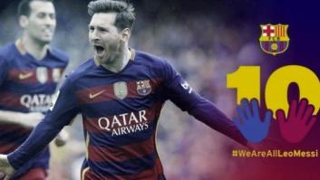 El Barça apoya a Messi y Twitter se divide