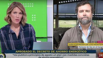 La tensa entrevista de Espinosa en TVE: le preguntan una y otra vez por lo mismo y no responde