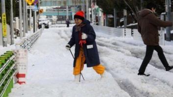 Once muertos y más de 600 heridos por las nevadas más intensas en más de 10 años en el este de Japón