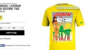 Adidas retira dos camisetas del Mundial por sus connotaciones sexuales