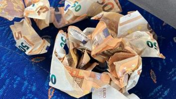Llueven billetes de 50 euros en la autovía de Marbella: atasco en la A7 para recogerlos