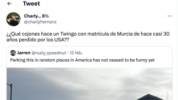 La historia del Twingo con matrícula de Murcia que ha aparecido en Estados Unidos