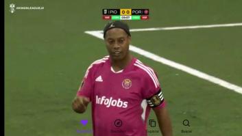El increíble gesto de Cichero con Ronaldinho nada más entrar al campo
