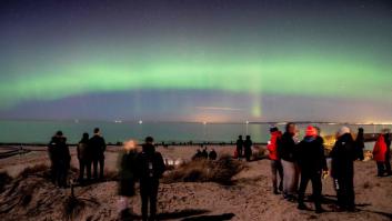 Las auroras boreales viajan al sur de Europa