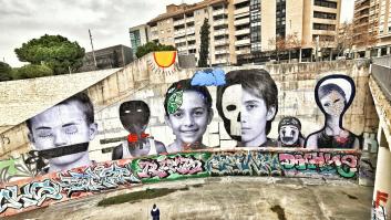La salud mental se hace arte: el espectacular mural en una pared de Palma de Mallorca