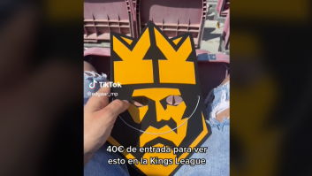 Publica en Tiktok lo que le costó la entrada por ver la Kings League en el Camp Nou y alucina con lo que ve desde su asiento