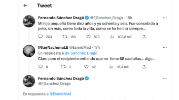 Sánchez Dragó, trending topic por su respuesta a este tuit
