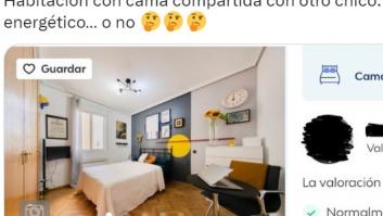 El anuncio de esta "habitación con cama compartida" que indigna a muchos: "Menudo chollo"