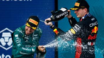Fernando Alonso vuelve al podio en Miami con otro recital de Max Verstappen