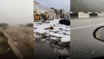 Las espectaculares imágenes de las tormentas que sacuden Arabia Saudí