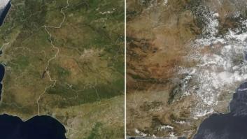 La NASA capta la dolorosa imagen de la sequía en España