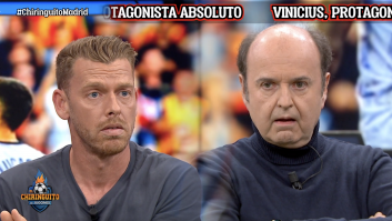 Se enzarzan por Vinicius en 'El Chiringuito' y Juanma Rodríguez acaba diciendo a quién vota