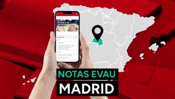 Notas EVAU Madrid 2023: resultado de los exámenes