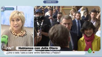 Julia Otero da la voz de alerta acerca del vídeo "mutilado" que ha visto por redes donde aparece