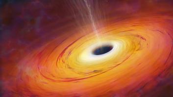 Descubren un agujero negro que devuelve materia al Espacio
