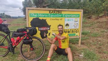 Juanma Mérida, el ciclista español que se ha cruzado África de norte a sur en 150 días
