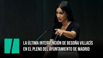 La última intervención de Begoña Villacís en el pleno del Ayuntamiento de Madrid