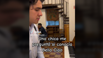 Le pide tocar la canción de 'Bella Ciao' a un pianista y el resultado hace las delicias de Tiktok