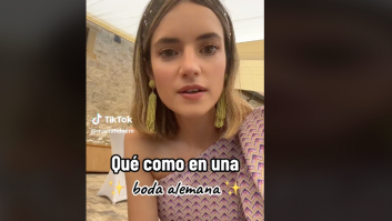Una española va a una boda en Alemania y provoca decenas de comentarios al enseñar qué ha comido