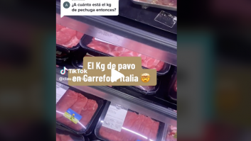 Muestra lo que vale el pavo en un supermercado italiano y provoca la estupefacción general