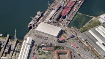 Trabajadores del naval bloquean vías neurálgicas de Ferrol