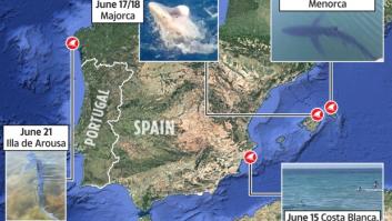 La prensa británica advierte a su población de los “misteriosos tiburones” de España