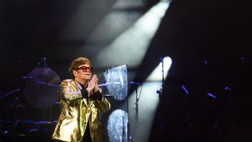 Elton John, sonrisas y lágrimas en Glastonbury