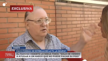 Paco Porras reaparece en televisión y habla de su situación económica actual