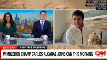 Entrevistan a Alcaraz en la CNN y acaba sucediendo lo impensable: todos acaban riendo a carcajadas