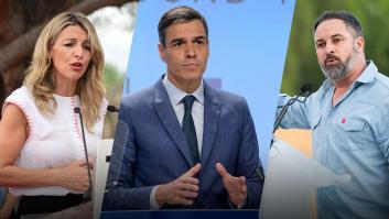 Debate electoral 'a tres' de TVE, con Yolanda Díaz, Pedro Sánchez y Santiago Abascal, vídeo en directo