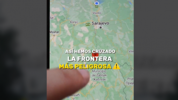 Una española muestra cómo atraviesa la frontera más peligrosa de Europa en autocaravana