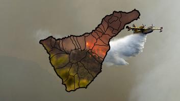 Estas son las zonas afectadas por el incendio de Tenerife