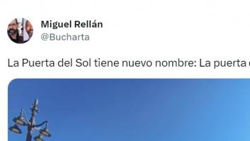 El actor Miguel Rellán le cambia el nombre a la Puerta del Sol tras mostrar la escena que se ha encontrado